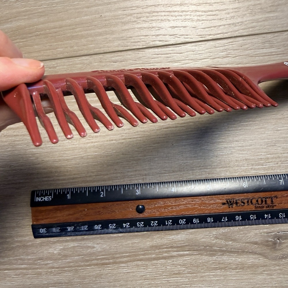 Tangle Tamer Curved Tooth Comb 8 Inch Brown - Picture 5 of 5